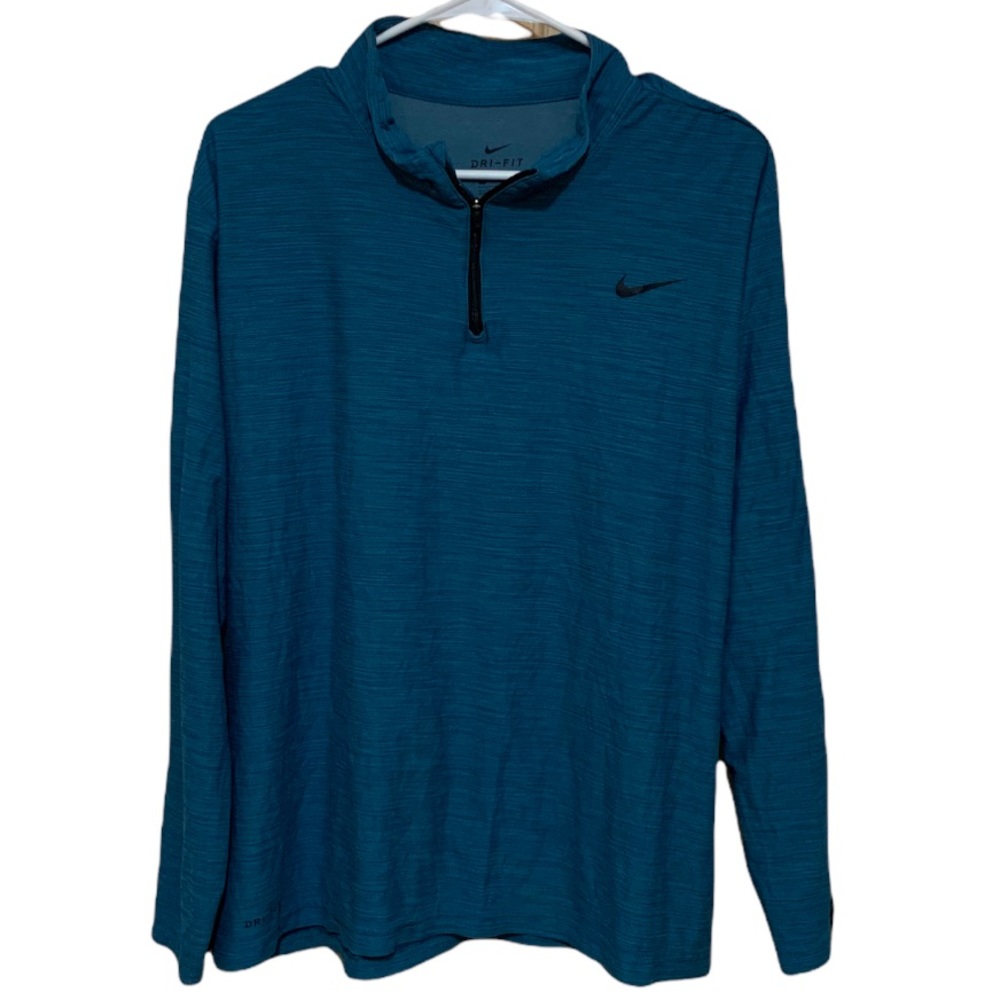 NIKE  Swoosh!  1/4 Zip  Running / Jogging  Long Sleeve Pullover XL
